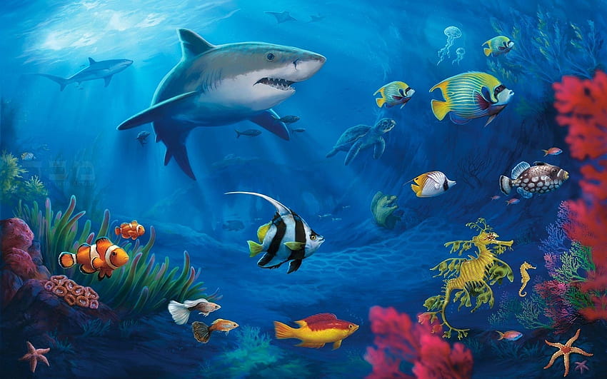 Undersea HD wallpaper