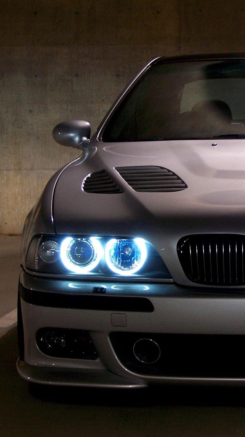 BMW E39 M5 blue angel eyes 750x1334 iPhone 8/7/6/6S, bmw e39 iphone HD  phone wallpaper