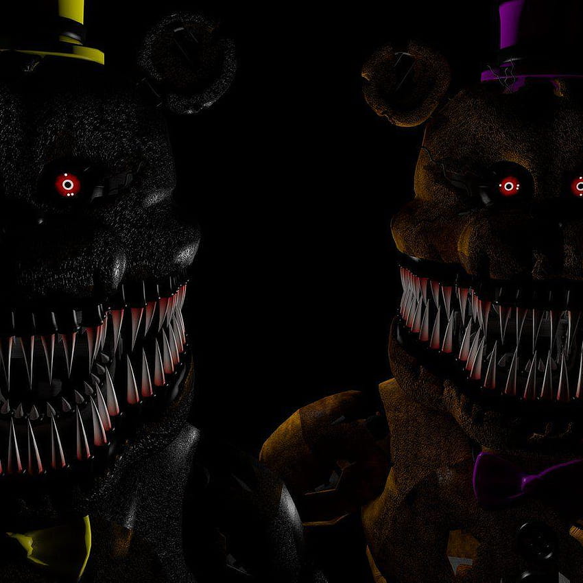 Nightmare Fredbear/Nightmare C4D Render por Kazgrin em Papel de