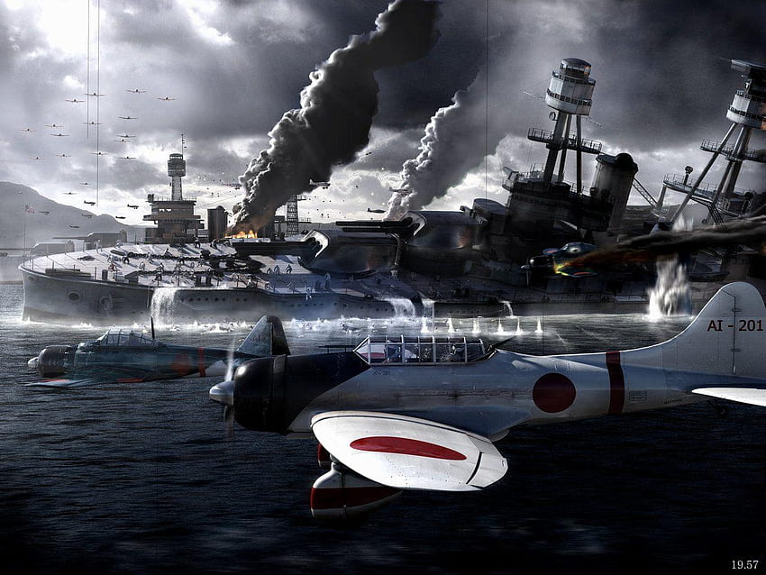 Avión, Aeronave, Avión, Alas, Pearl Harbor fondo de pantalla