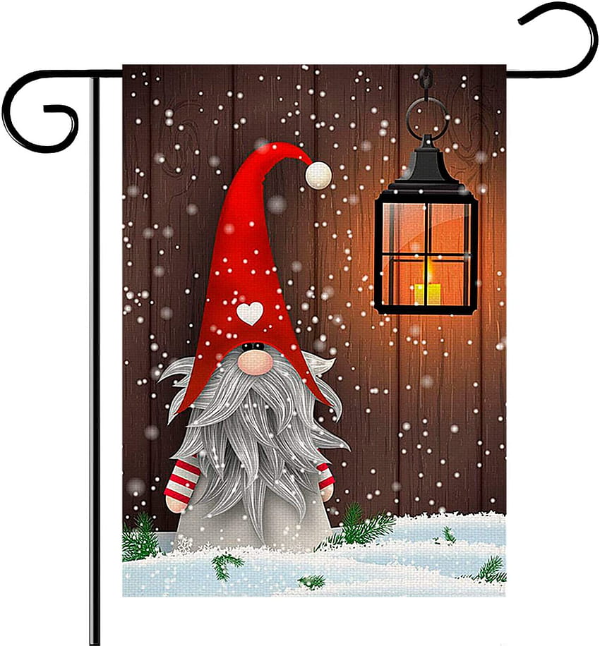 Noel Gnome Bahçe Bayrağı, Çift HD telefon duvar kağıdı