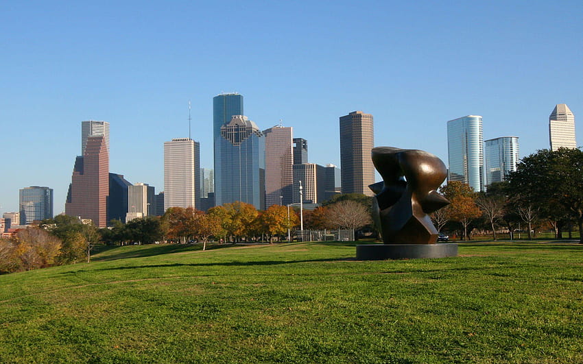 Houston Skyline HD wallpaper