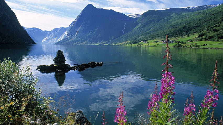 Fjord de Norvège Fond d'écran HD