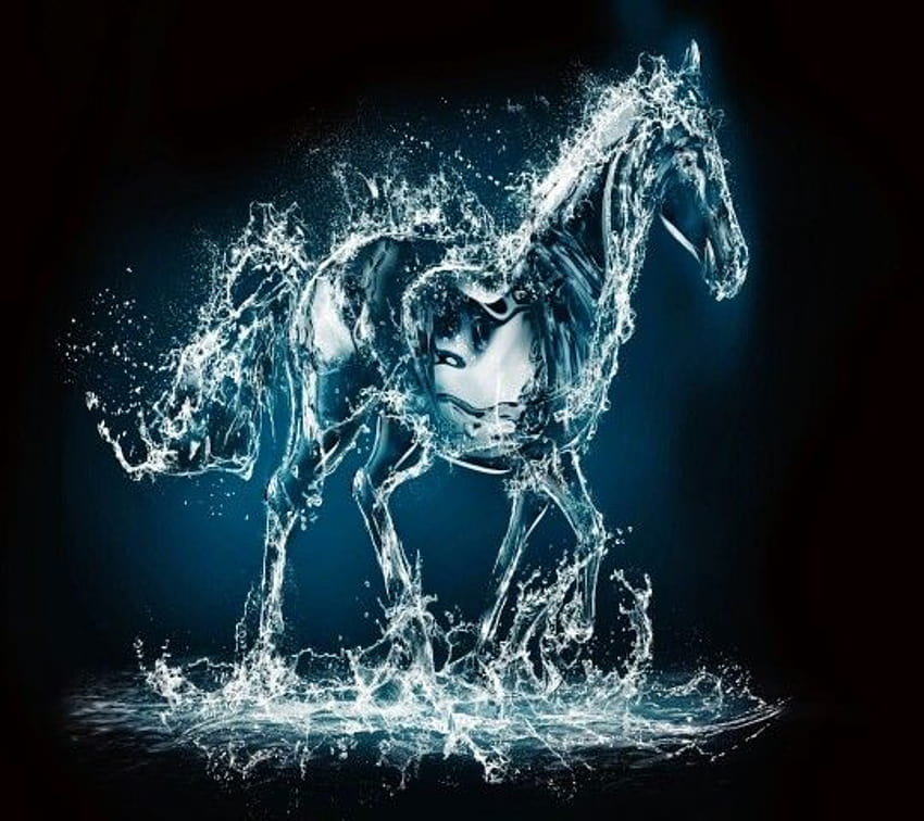 Ice Cool Horse HD wallpaper