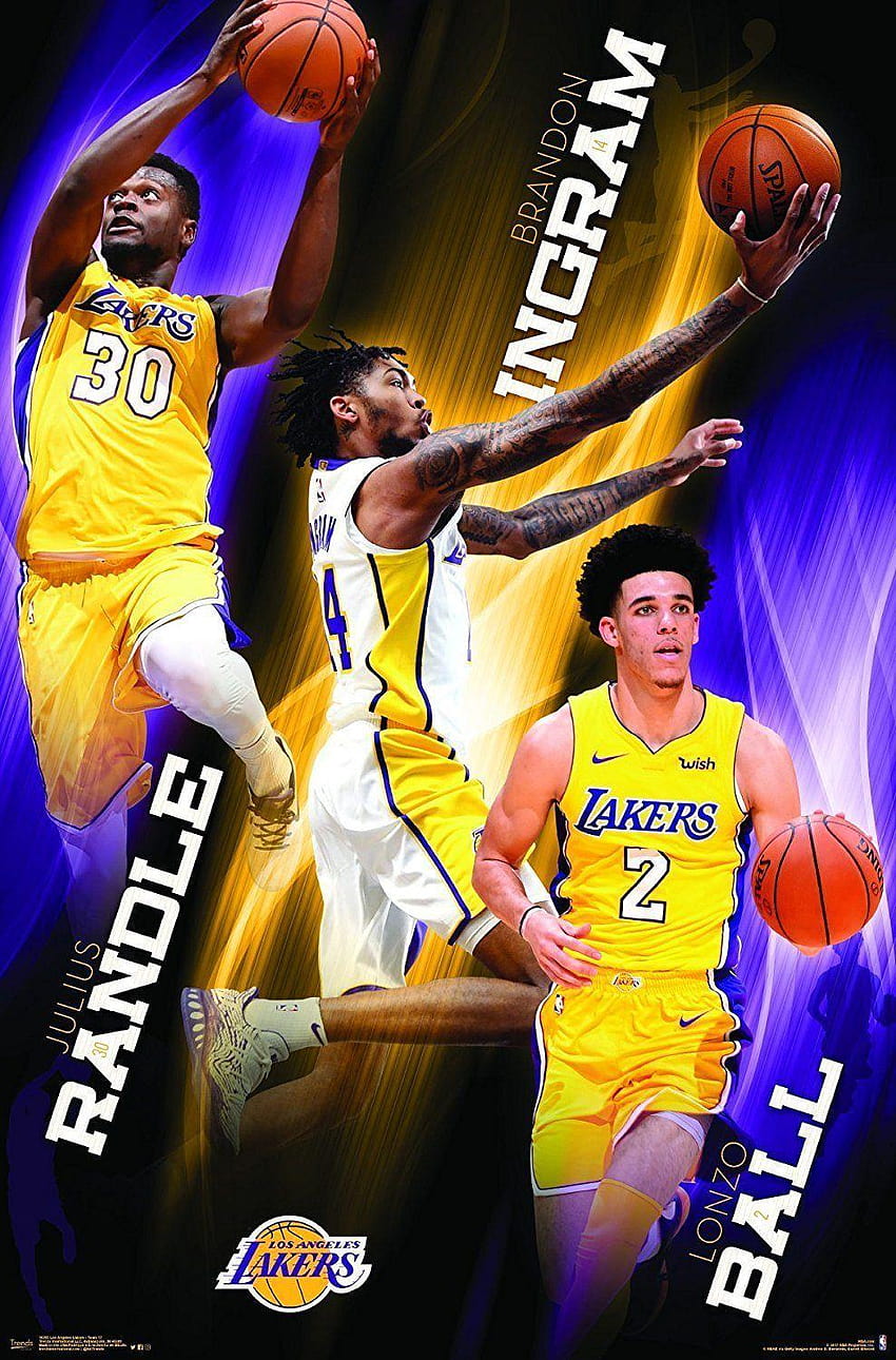 Los Angeles Lakers Bright Future 22x34 Basketball Poster, lakers panda HD phone wallpaper