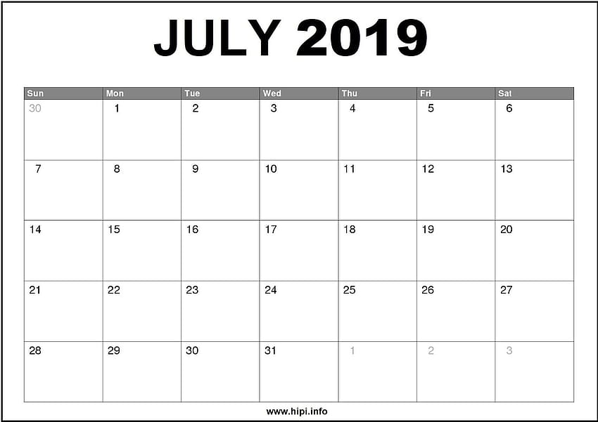 Twitter Headers / Facebook Covers / / Calendars: July, july 2019 ...