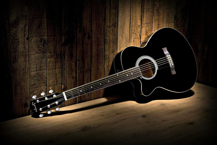 Guitar One Backgrounds, black guitars HD wallpaper