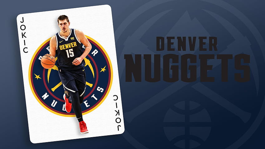 Nikola Jokic, pívot serbio de 7 pies de los Denver Nuggets con un All único, jokic de baloncesto fondo de pantalla
