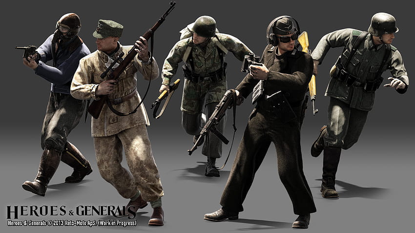 Character Progression Iteration Part 2 Heroes and Generals HQ [1920x1080] for your , Mobile & Tablet HD wallpaper