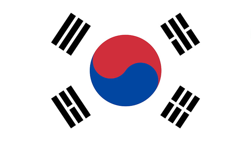 South Korea Flag U Pixelz [3840x2160] for your , Mobile & Tablet, korean HD wallpaper