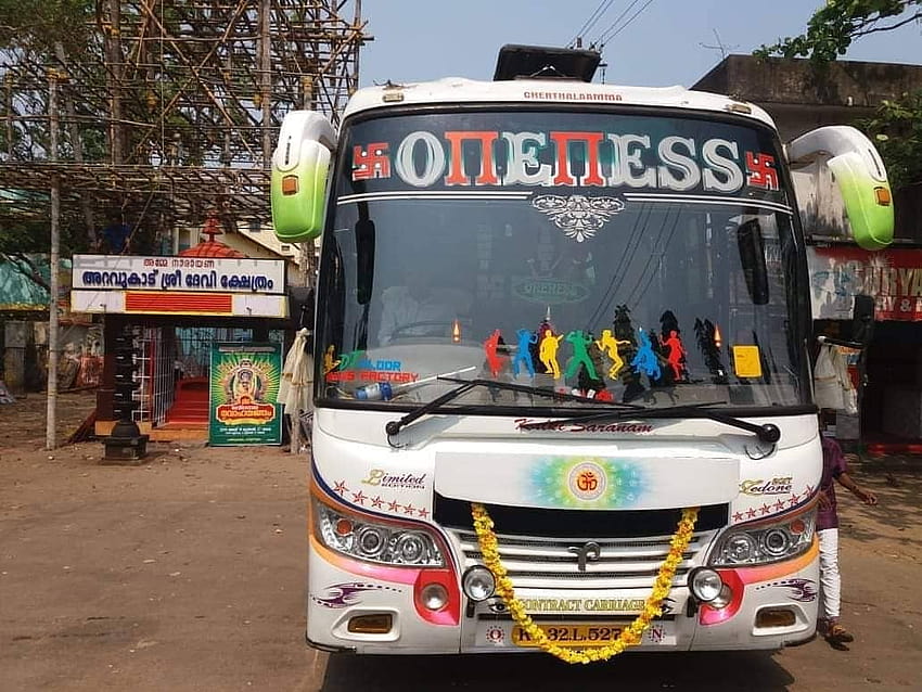 White TOURIST BUS, Vehicle Model: 2017 at Rs 35/kilometer in  Thiruvananthapuram | ID: 22573192573