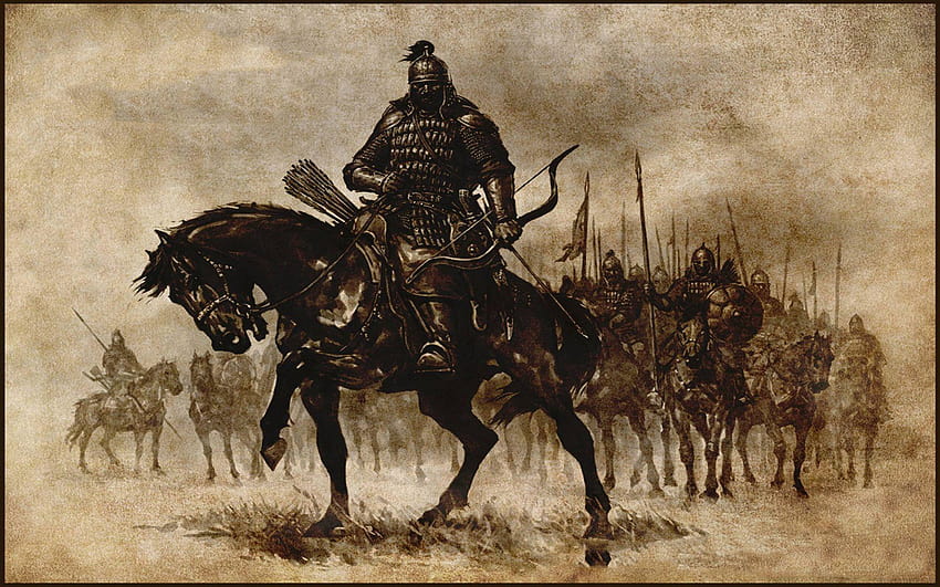Armee, Bogenschützen, Pferde, Mount&Blade, Kunstwerk, Mittelalter, die Bogenschützen HD-Hintergrundbild