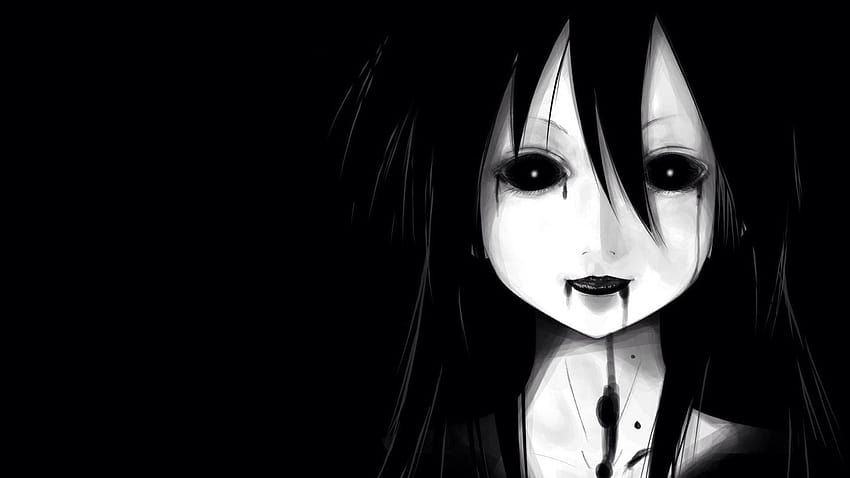 Elena Sierra on scary no me., creepy female anime HD wallpaper
