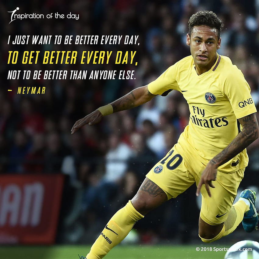 Inspiration of the day, neymar quotes HD phone wallpaper