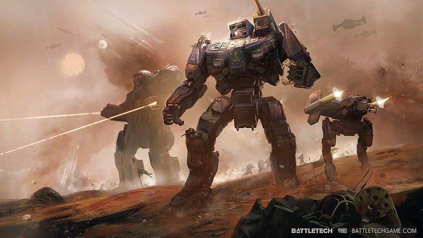 Battletech ·①, mechwarrior atlas background HD wallpaper