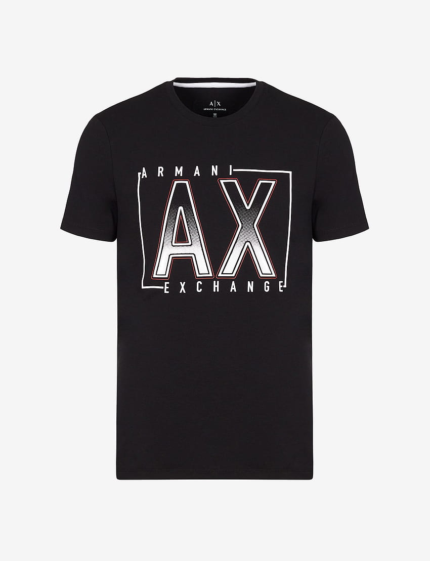 CAMISETA SLIM FIT Armani Exchange, camiseta masculina com logotipo Papel de parede de celular HD