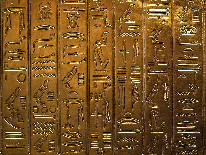 altägyptische Hieroglyphen HD-Hintergrundbild