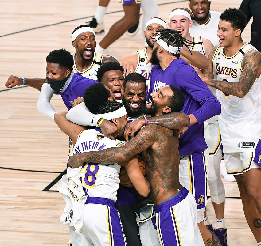 from Lakers' NBA championship win over the Miami Heat HD wallpaper