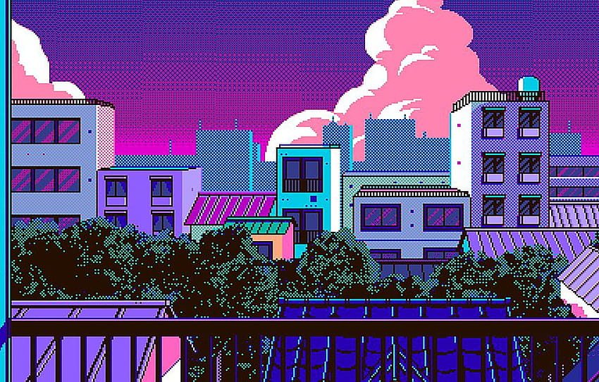 Kota, Anime, 8, 8 bit langsung Wallpaper HD