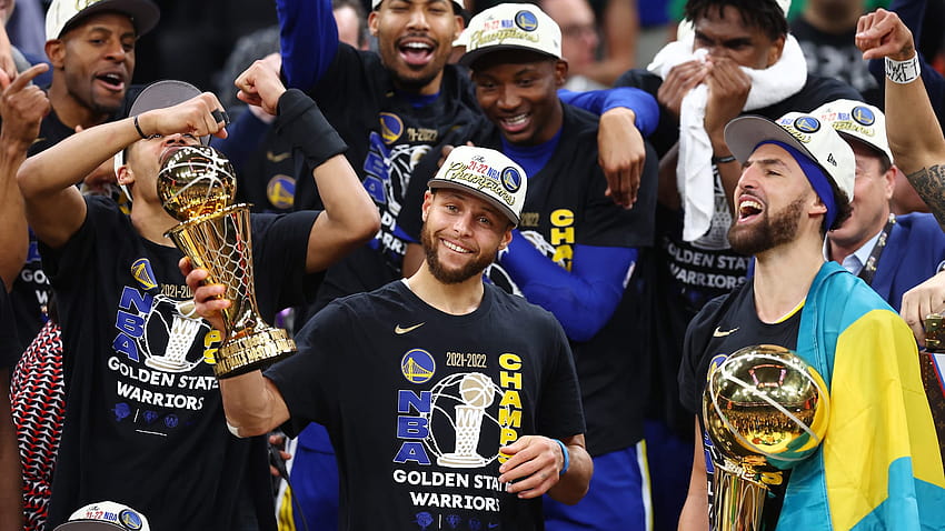 Golden State Warriors zdobywają tytuł NBA 2022 po czwartą koronę w ciągu ośmiu lat, Golden State Warriors mistrzami NBA 2022 Tapeta HD