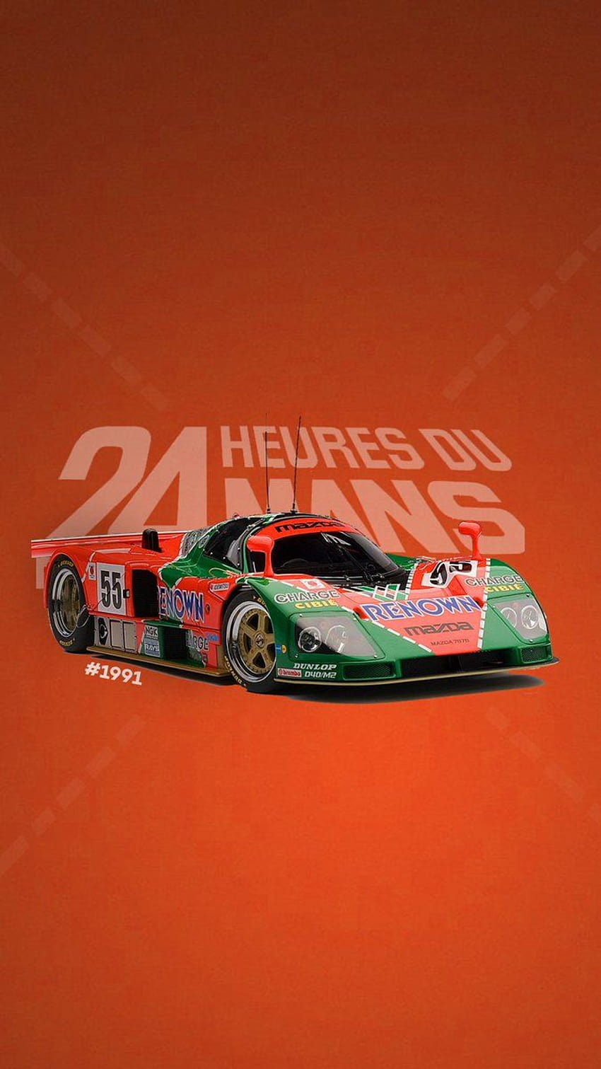 Twitter'da Le Mans 24 Saat:, mazda 787b HD telefon duvar kağıdı