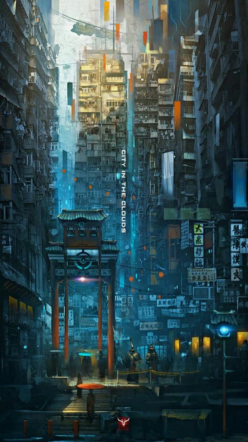 Cyberpunk for Android, cyberpunk phone HD phone wallpaper