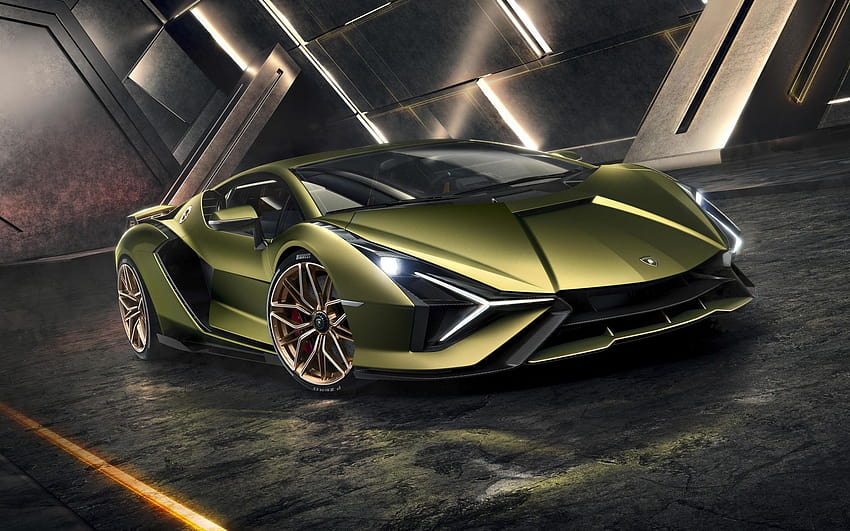 Lamborghini annonce la Sián, sa première voiture hybride, lamborghini donk HD wallpaper