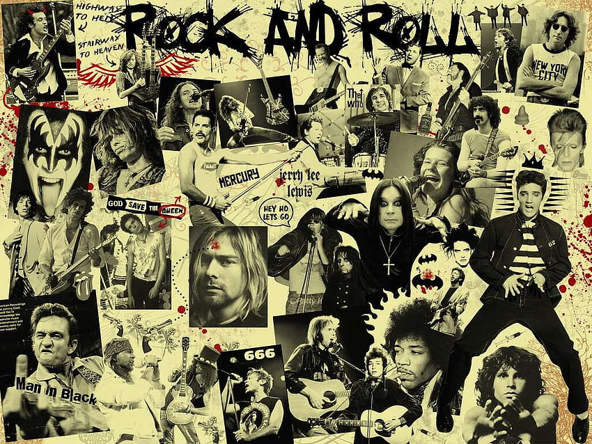 35 Maravilloso Rock And Roll, rock and roll fondo de pantalla