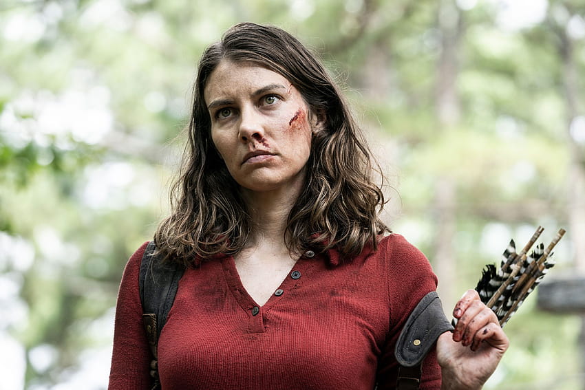 A estrela de The Walking Dead revela o momento cortado do último episódio, maggie rhee papel de parede HD