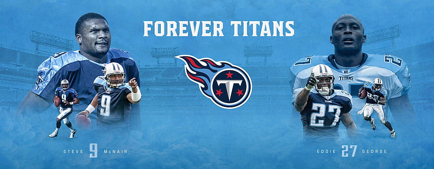 Tennessee Titans Steve McNair and Eddie George, nfl titans HD wallpaper