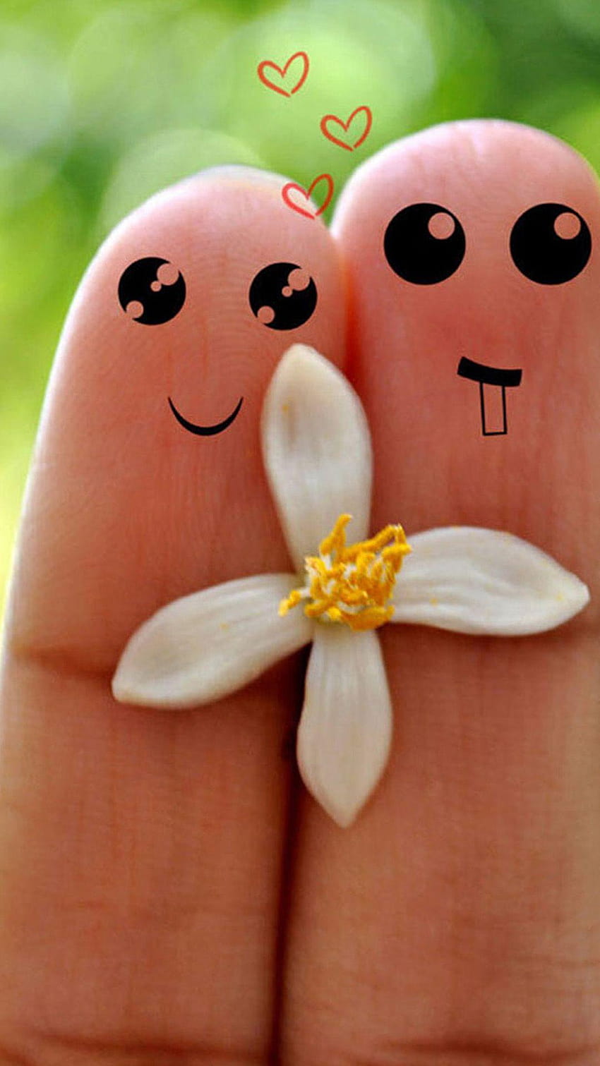 Cute Love Cartoon Couple Fingers HD phone wallpaper | Pxfuel