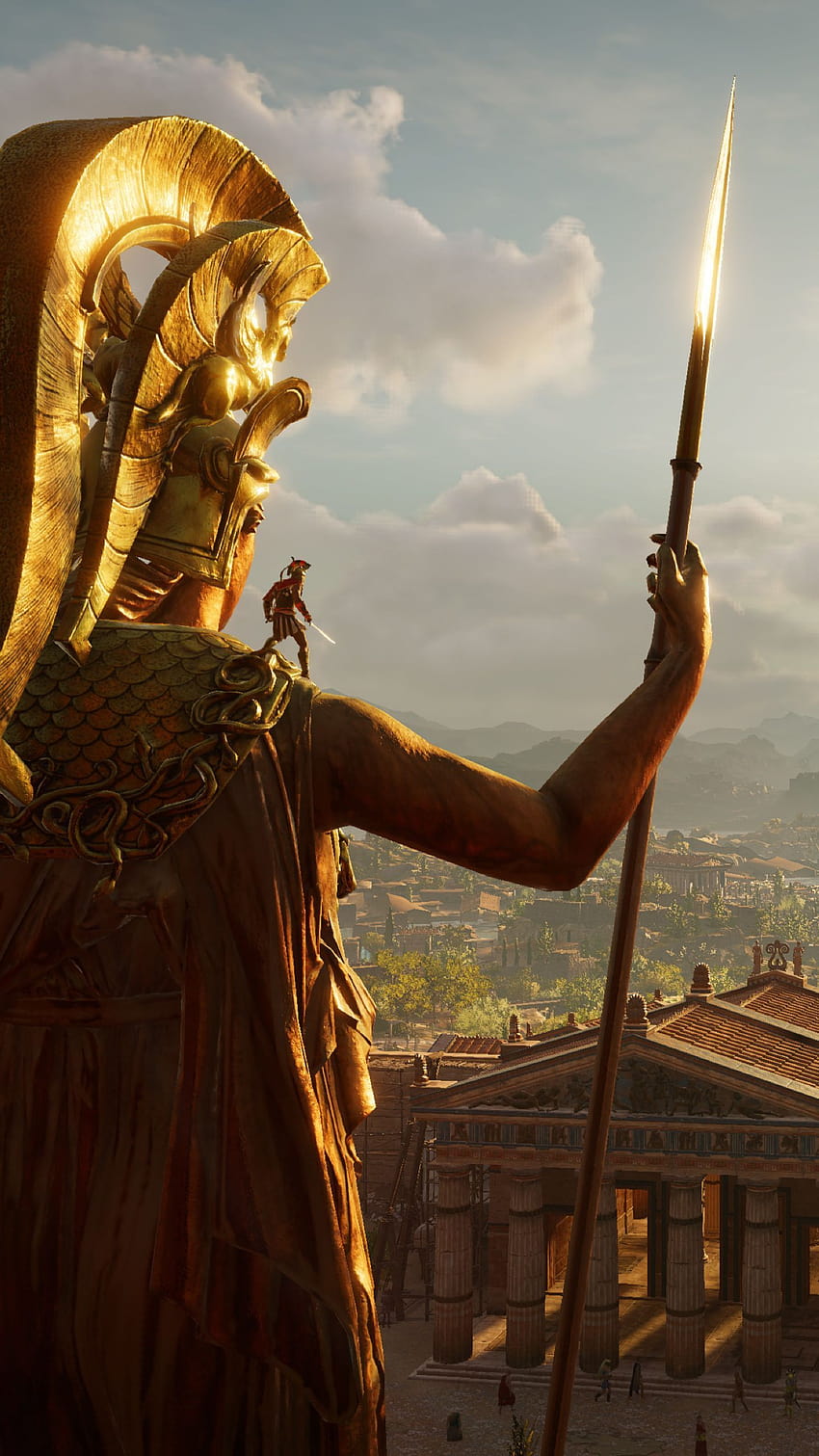 Assassin's Creed Odyssey 1440x2560 Çözünürlük, athena HD telefon duvar kağıdı