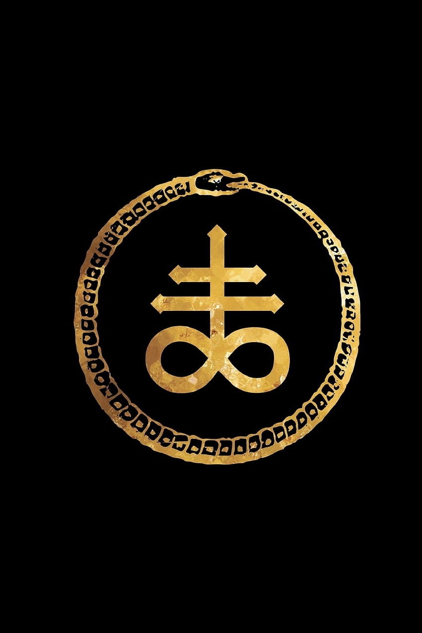 Ouroboros : Croce leviatana d'oro, croce Sfondo del telefono HD