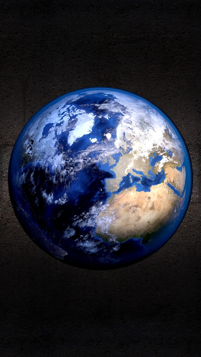 Earth , Planet, Dark background, Wall, Graphics CGI, dark earth HD phone wallpaper