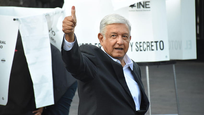Andrés Manuel López Obrador gewinnt die mexikanische Präsidentschaft, amlo HD-Hintergrundbild