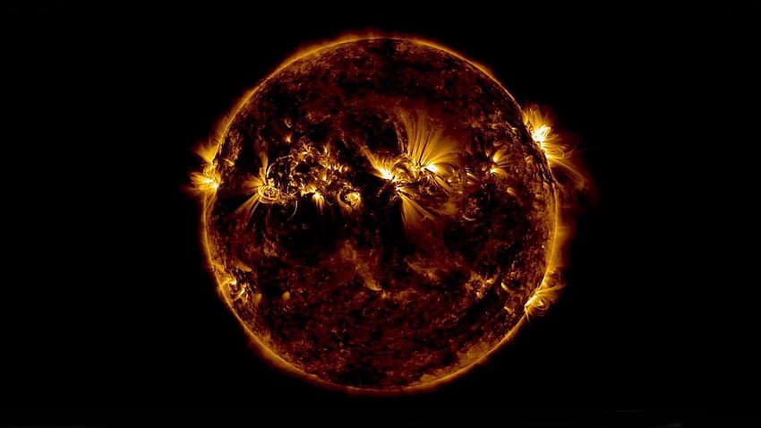 Sun, solar storm HD wallpaper