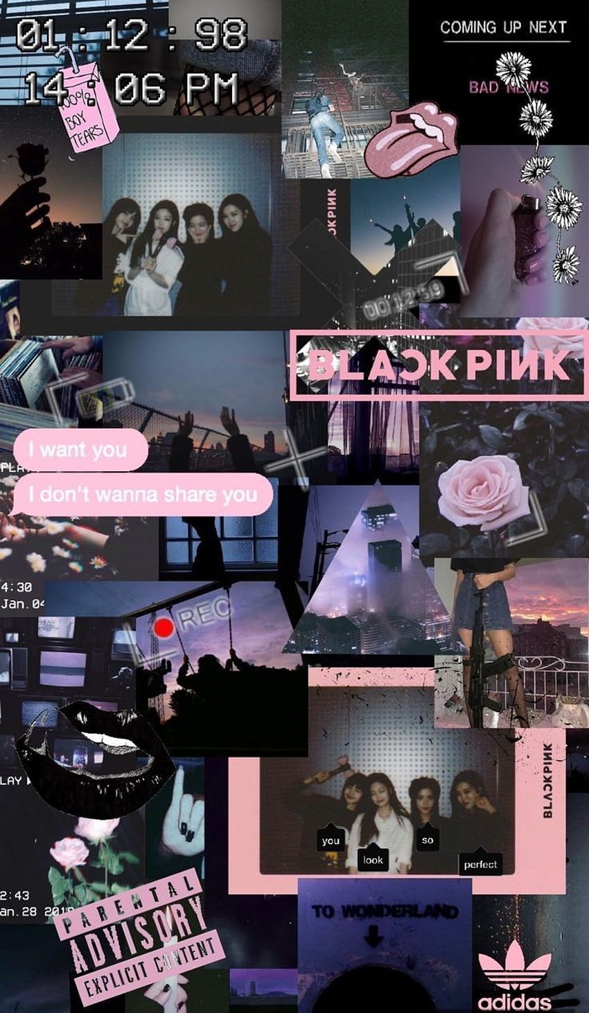 Pink Black Aesthetic, pink and black aesthetic HD phone wallpaper