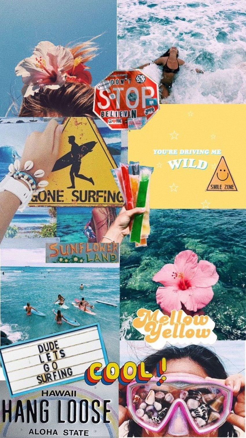 Summer Collage, summer aesthetic collage HD phone wallpaper | Pxfuel