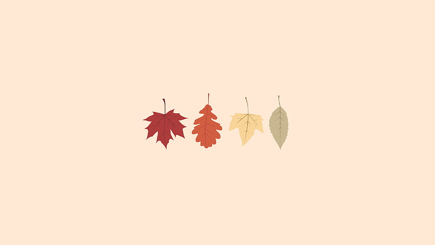 Fall is almost here! OC leaf, laptop aesthetic fall HD wallpaper