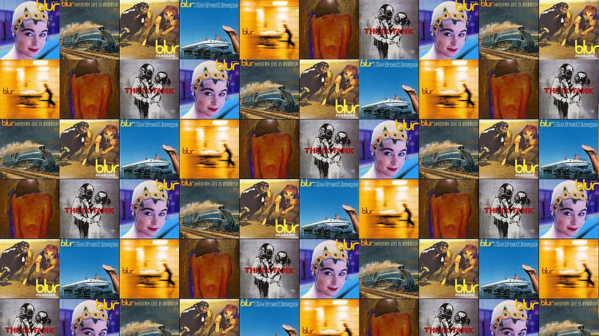 Blur Leisure Vida Moderna Lixo Parklife Great Escape « Azulejo papel de parede HD