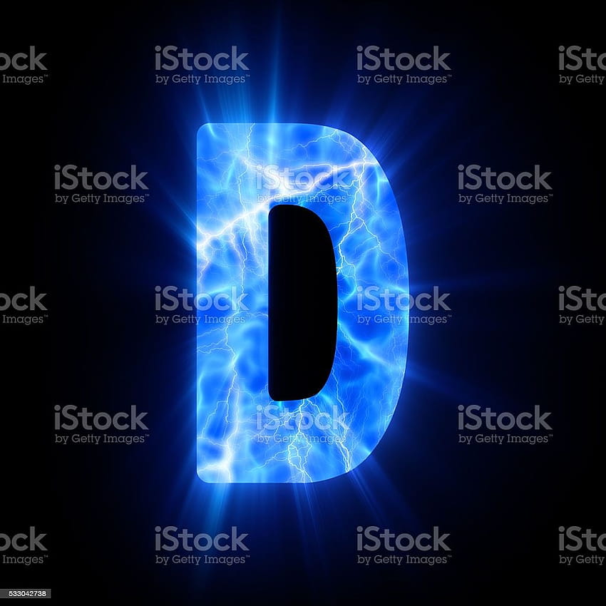 Letra de fuego azul D Stock, v letra de fuego azul fondo de pantalla del teléfono