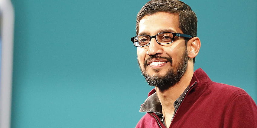 Sundar Pichai CEO de Google. Ingeniero MBA fondo de pantalla