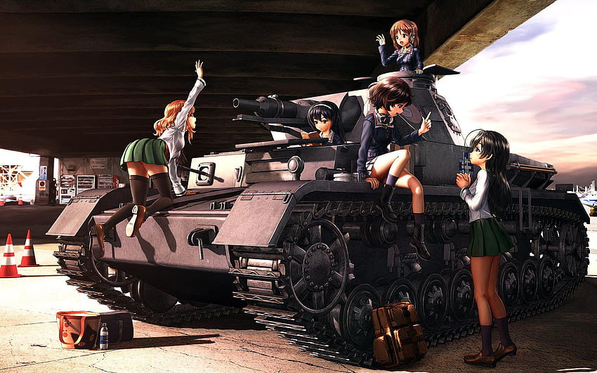 402 Girls und Panzer HD wallpaper