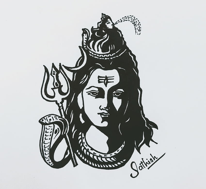 LORD SHIVA DRAWING MADE BY... - Education study's for kids | Facebook