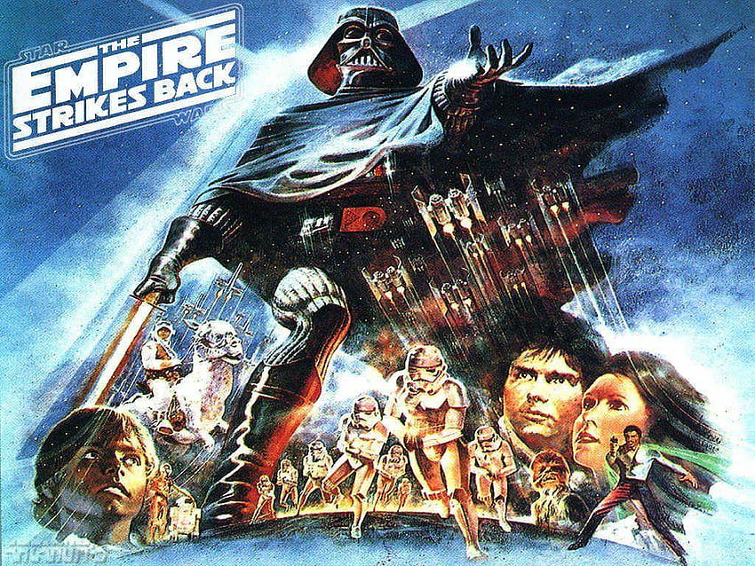 Najlepsze plakaty filmowe z lat 80., stare gwiezdne wojny Tapeta HD