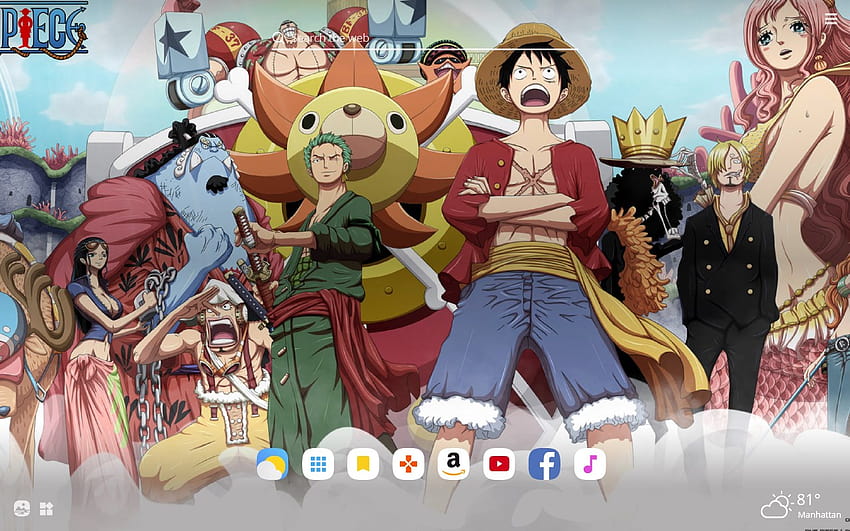 One Piece New Tab Theme HD wallpaper