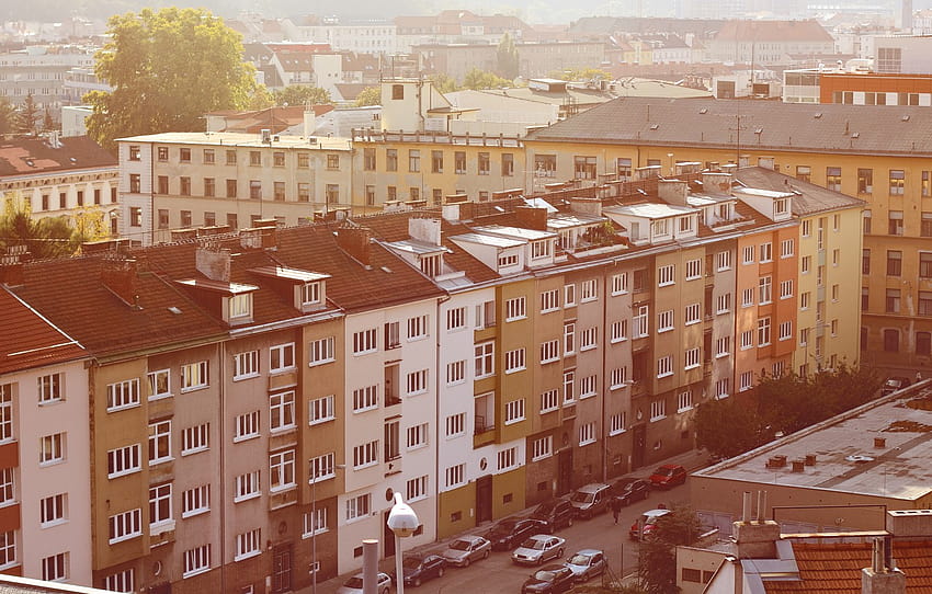 the city, street, home, Brno , section город HD wallpaper
