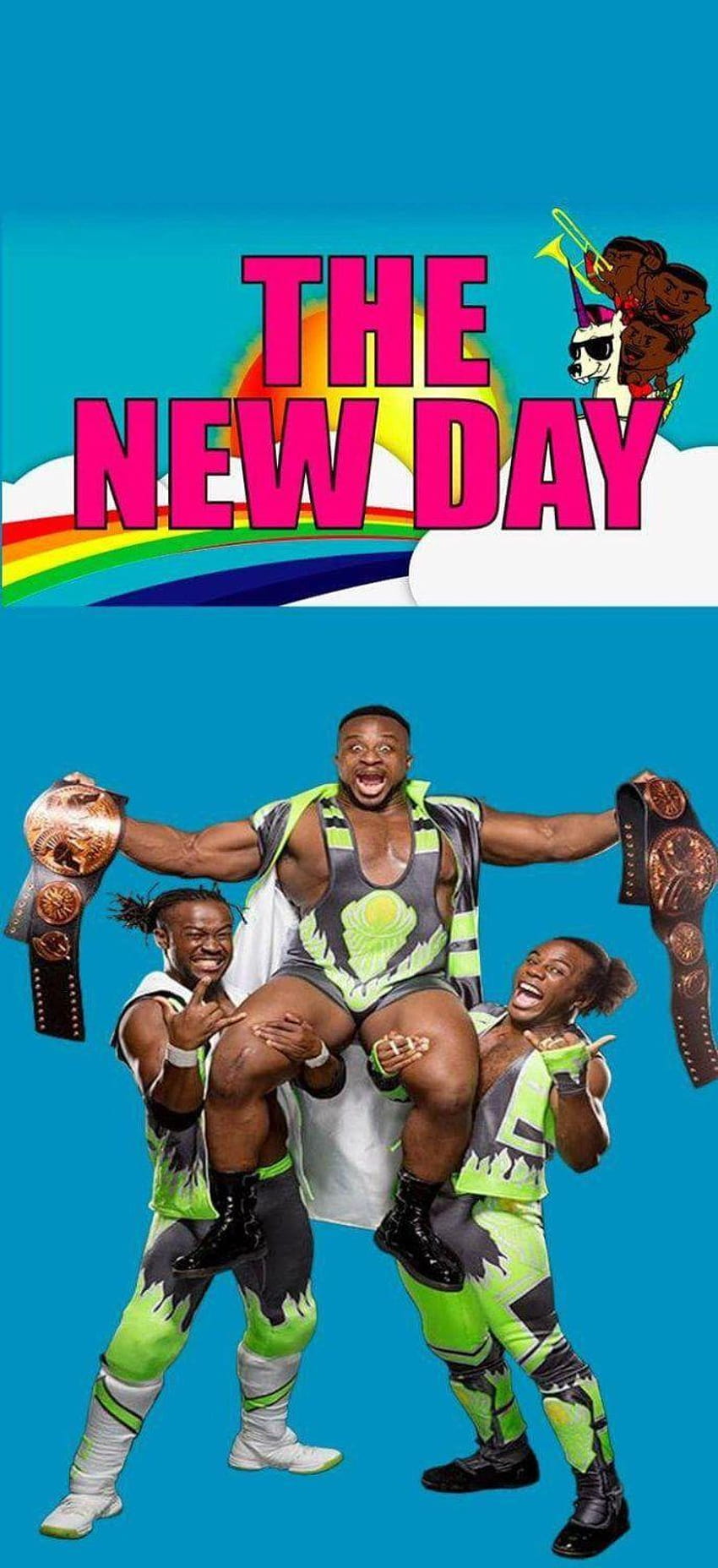 WWE New Day design perfect size for phone . It is also HD phone wallpaper