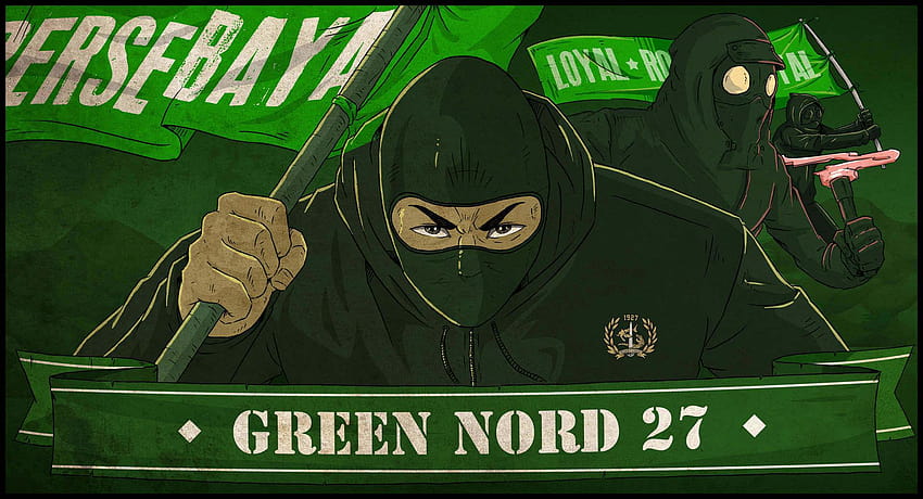 Добре дошли в Green Nord, persebaya surabaya HD тапет