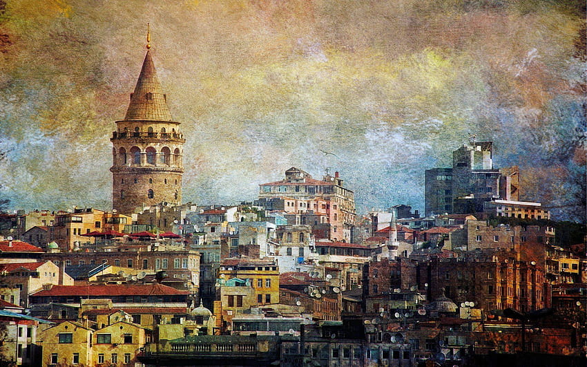 Istanbul, Turkey, Galata, Galata Kulesi / HD wallpaper